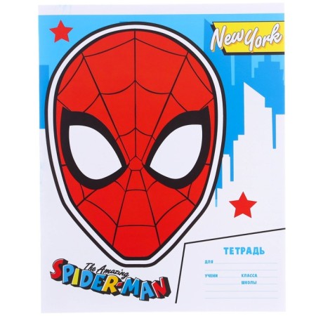 A set of first grader in the folder, spider-man, 40 items-44