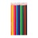 Pencils 12 colors, in a tube, hexagonal, wooden, abstraction