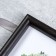 Double photo frame on braid L-4 10x15 cm, wenge