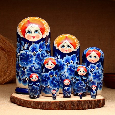 Domeshoshka 10-doll "Nadezhda", 23-27 cm