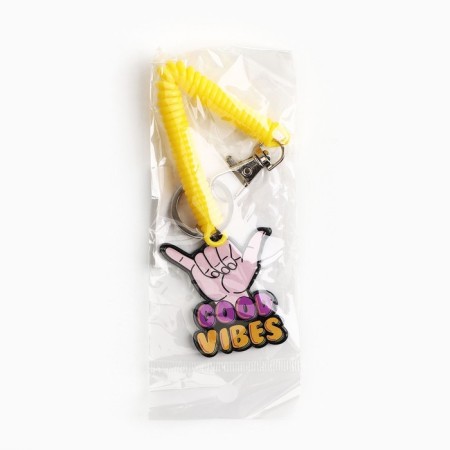 Goid key a keychain "Good Vibes", 4.5 x 5 cm-4