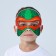 Mask from cardboard "Turtle Mick", Orange color