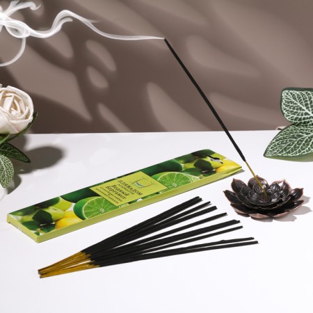 Incense "Fresh Bergamot", 20 sticks in packaging-1