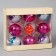 Set of balls plastic D-6 cm, 9 pcs "Adele" waves, mix