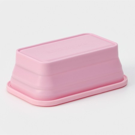 A folding container with a lid of the Costa, 500 ml, 16 × 10 × 6 cm, pink color-3