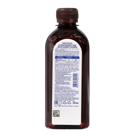Flax oil with selenium biocorus, 250 ml-1