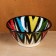 Rishtan ceramics "Atlas", 18 cm, large, multi -colored ceramics