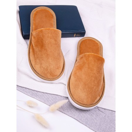 Women's slippers Amaro Home, size 39-41, sandy color