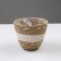 Kashpo wicker "Tanzania", 15.5x15.5x13.5 cm, natural, white