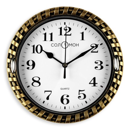 Wall clock "braid, smooth move, d-21 cm, dial 17 cm