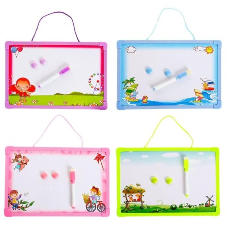 Magnetic board, marker and 2 magnets in the kit, MIX color-8