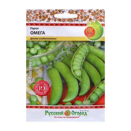 Semen peas lushchny "omega" Series Russian garden, 20 g