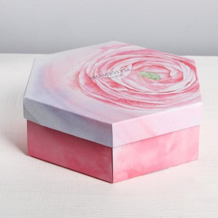 Gift folding box, packaging, “moments of happiness”, 26 x 22.5 x 8 cm-2