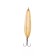 Petersburg flowering oscillating "pike perch", yellow-white color, 15 g