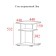 LIA coffee table, 440x440x500, wenge