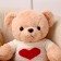 Soft toy "Bear", in a white sweater, 50 cm