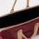 Road bag with lightning, burgundy color