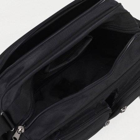 Male bag, luris, black color-4