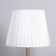 Table lamp "Claudia" 1x40W E27 1x5W LED white/transparent 21x21x34cm