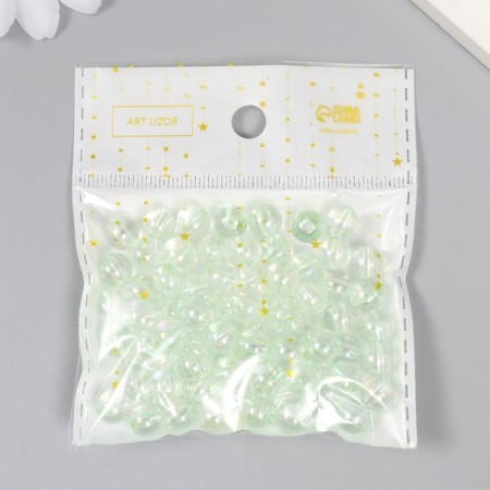 Beads for creativity Plastic "Soap bubble" set of 20 grams 0.8x0.8x0.8 cm-3