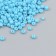 Glass beads 6/0 "azure" bright 450 gr