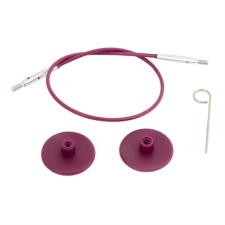 Set: cable 29 cm (50 cm), plugs and cable key KNITPRO, 10561