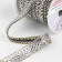 Rhinestones “rhombuses”, width - 13 mm, 4.5 ± 0.5 m, silver color