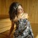 Set for the Ethel Leopard sauna Pareo with a bow+towel 80x150 cm+dressing, 100% HL