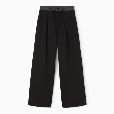 Women's pants, black color, size m-1