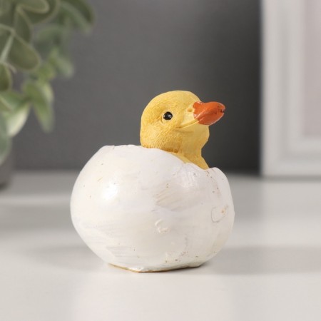 Souvenir Polystone "Yellow duckling in the shell" MIX 5x6x7 cm-1