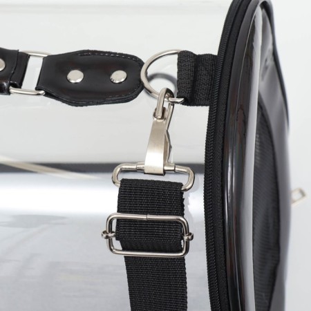 Transparent bag, 43*24*28 cm, black-3