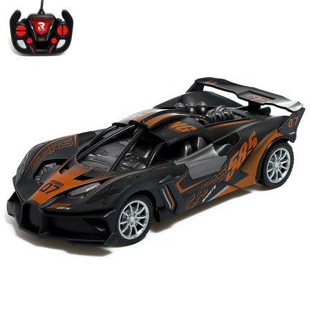 Radio -controlled "Racing" machine, doors open, with a battery, mix