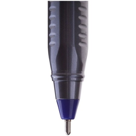 Ballic pen 1.0 mm, Triangle Silver, blue ink, three -sided-1