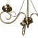 Chandelier 2431/3 E14 40W bronze 41x41x54-82 cm Bayerlux