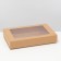 Box fold, pencil case, with a window, craft, 30 x 20 x 5 cm