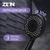 Showing watering can Zein Z3212, 3 modes, medium, plastic, black color