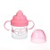 Children's stroke with solid nose "daughter", 150 ml., With handles, pink color