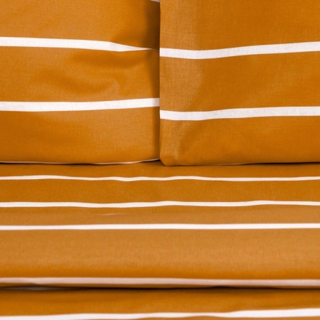 Beddower Ethel 1.5sp Mustard Stripes 143x215cm, 150x214cm, 70x70cm-2 pcs, 100% cotton, Poplin-5