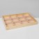 Decoration for jewelry 12 cells, wood, 35 × 24 × 3, beige color