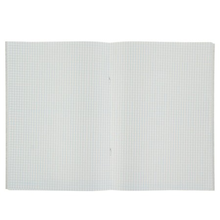 A4 notebook, 96 sheets in the cage "Nature", cover coated cardboard, block No. 2, whiteness 75% (gray sheets)-1