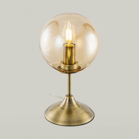 Table decorative lamp Citilux "Tommy" CL102813 15x15x28 cm, 1x40W, E14, brown color-6