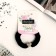 Hair gum "Brilliant fairy tale" velvet star, 7 cm, black