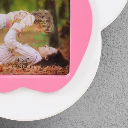 Multipher "Apple tree" in 6 photos (13x18, 6x6/1 pcs, 10x10, 8x8/2 pcs) plastic, cent. White-pink-1