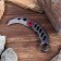 Knierambite "Gladiator" 19cm, blade 70mm/1mm, with a ring