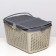 Basket 47x36x27.5 cm, gray