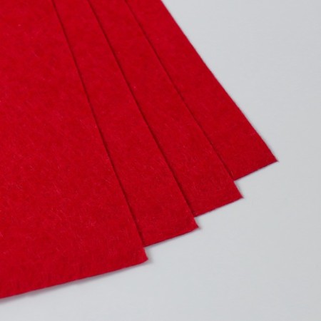 Fetr 1 mm "Bordeaux" set 4 sheets 30x40 cm-2