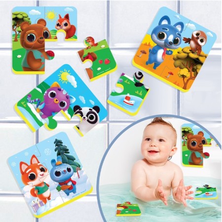 Soft puzzle for kids "piercing kids", 4 puzzles, crush me-3