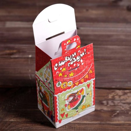 Gift box "House of Snowmen", 9.1 x 7 x 15.7 cm-2