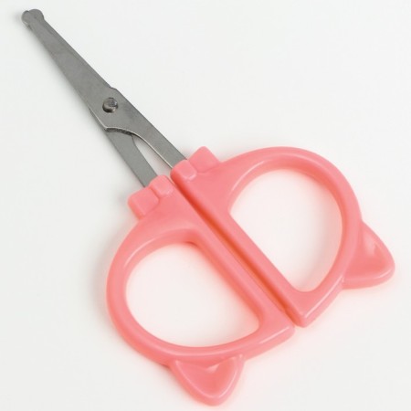 Manicure scissors baby, pink color