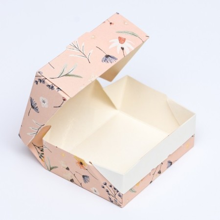 Folding box "Flowers" 10 x 8 x 3.5 cm-3